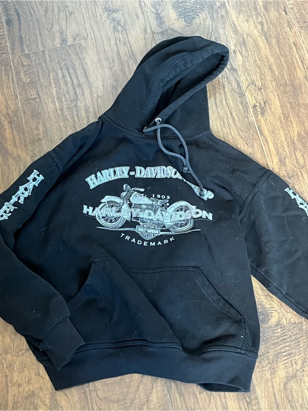 Harley-Davidson Women’s Black Graphic Hoodie Sweater
